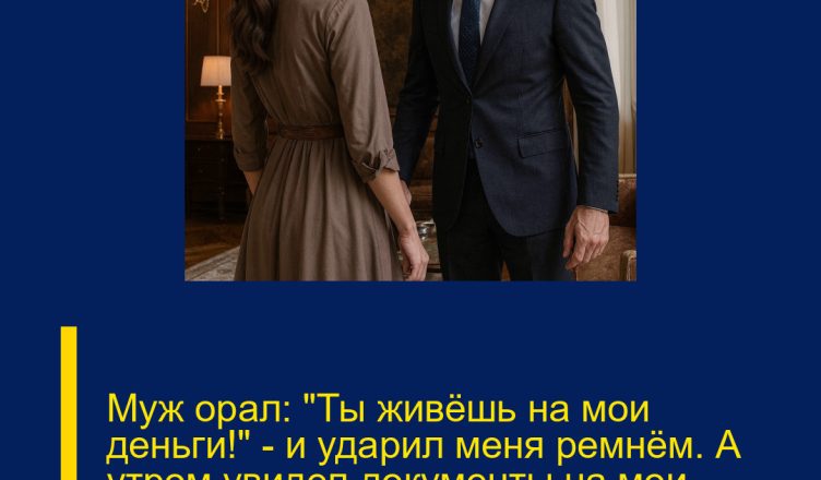 Муж орал: «Ты живёшь на мои деньги!» — и ударил меня ремнём. А утром увидел документы на мои четыре квартиры.