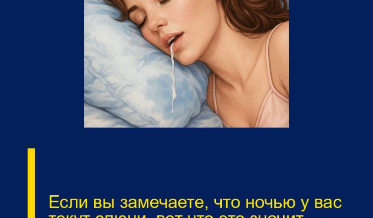 Если вы замечаете, что ночью у вас текут слюни, вот что это значит…
