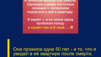 Она прожила одна 50 лет — и то, что я увидел в её квартире после смерти, перевернуло моё представление о ней.