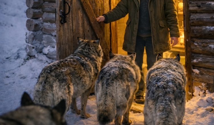 Во время сильного шторма женщина впустила к себе домой четырёх волков, думая, что спасает их от холода. Но утром в собственном доме её ждала картина, от которой она едва не потеряла дар речи
