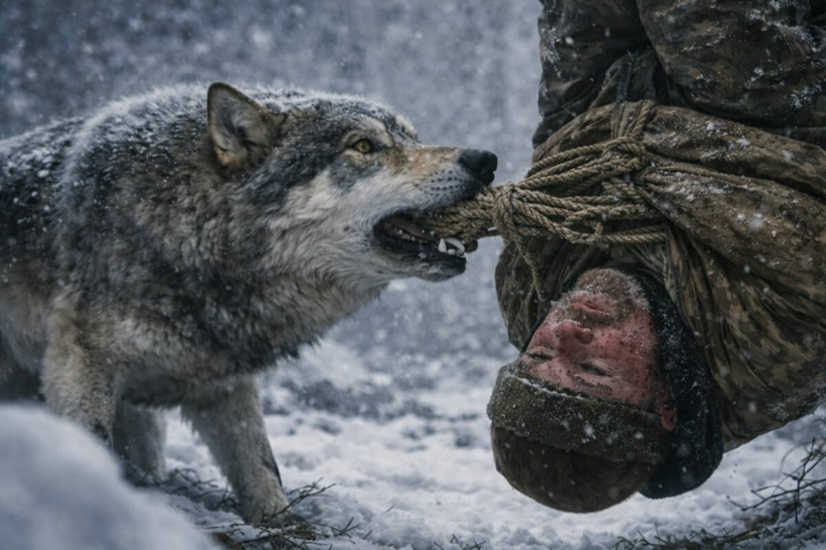 Браконьеры подвесили лесника на дерево вниз головой и, уходя, насмешливо бросили: «Хорошо тебе провести время»