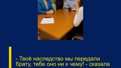 – Твоё наследство мы передали брату, тебе оно ни к чему! – сказала мать, но нотариус ошарашил всех новыми документами. – Твоё наследство мы передали брату, тебе оно ни к чему! – сказала мать, но нотариус ошарашил всех новыми документами.