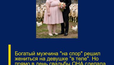 Богатый мужчина «на спор» решил жениться на девушке «в теле». Но прямо в день свадьбы ОНА сделала такое, что у всех гостей буквально волосы ВСТАЛИ ДЫБОМ…