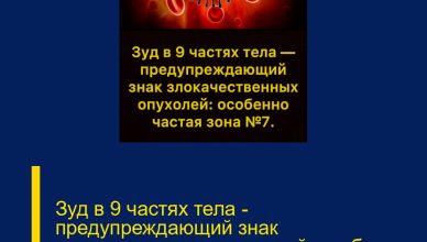 Зуд в 9 частях тела — предупреждающий знак злокачественных опухолей: особенно частая зона №7