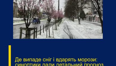 Де випаде сніг і вдарять морози: синоптики дали детальний прогноз для областей