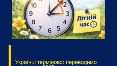 Українці терміново: переводимо годинники 2026- важливі уточнення